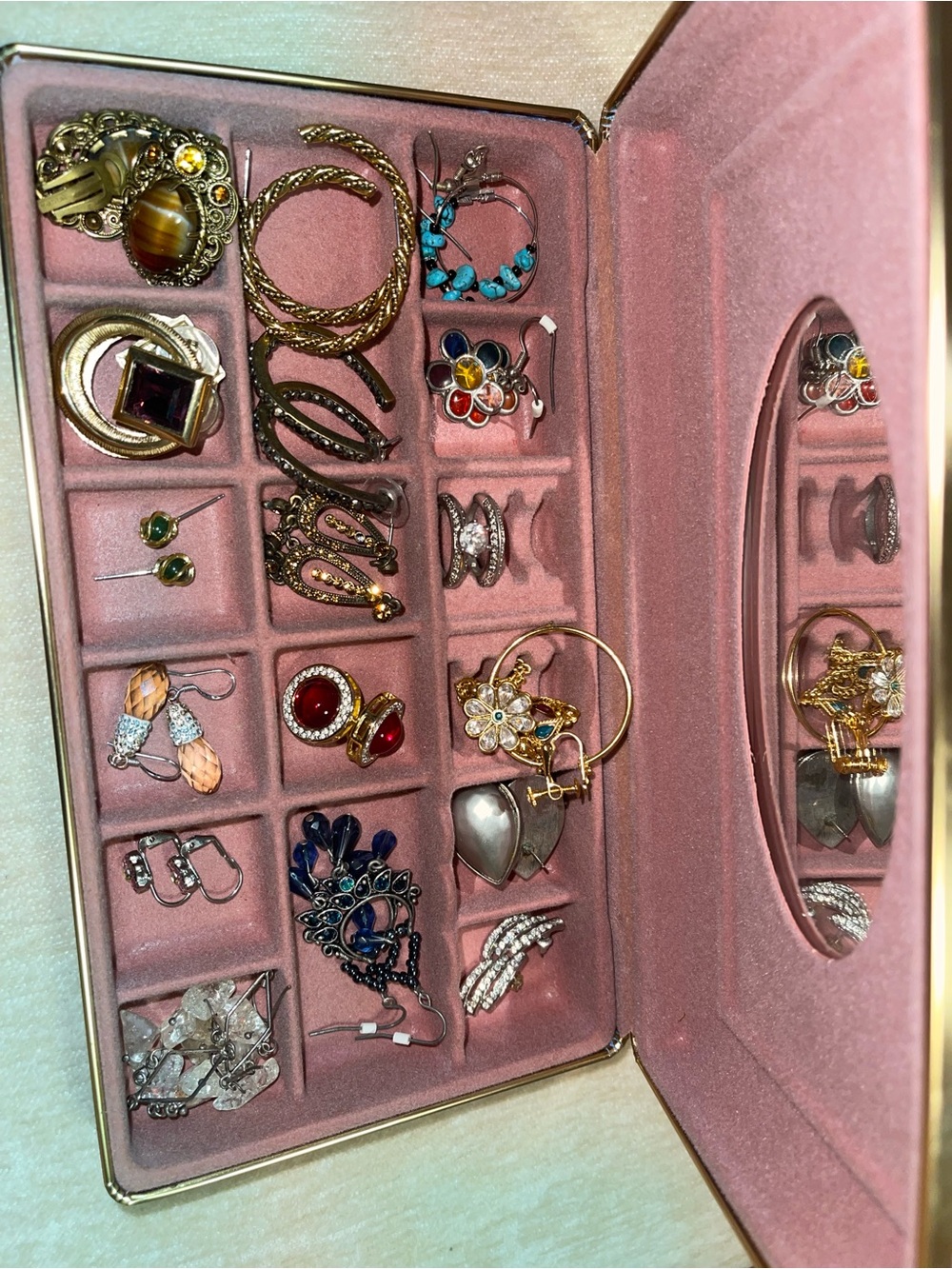 Earring Collection + Jewelry Box
